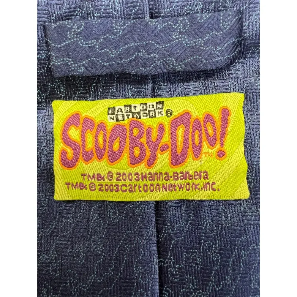 Vintage Scooby-Doo Cartoon Network Novelty Neck Tie‎ 2003 Hanna-Barbera